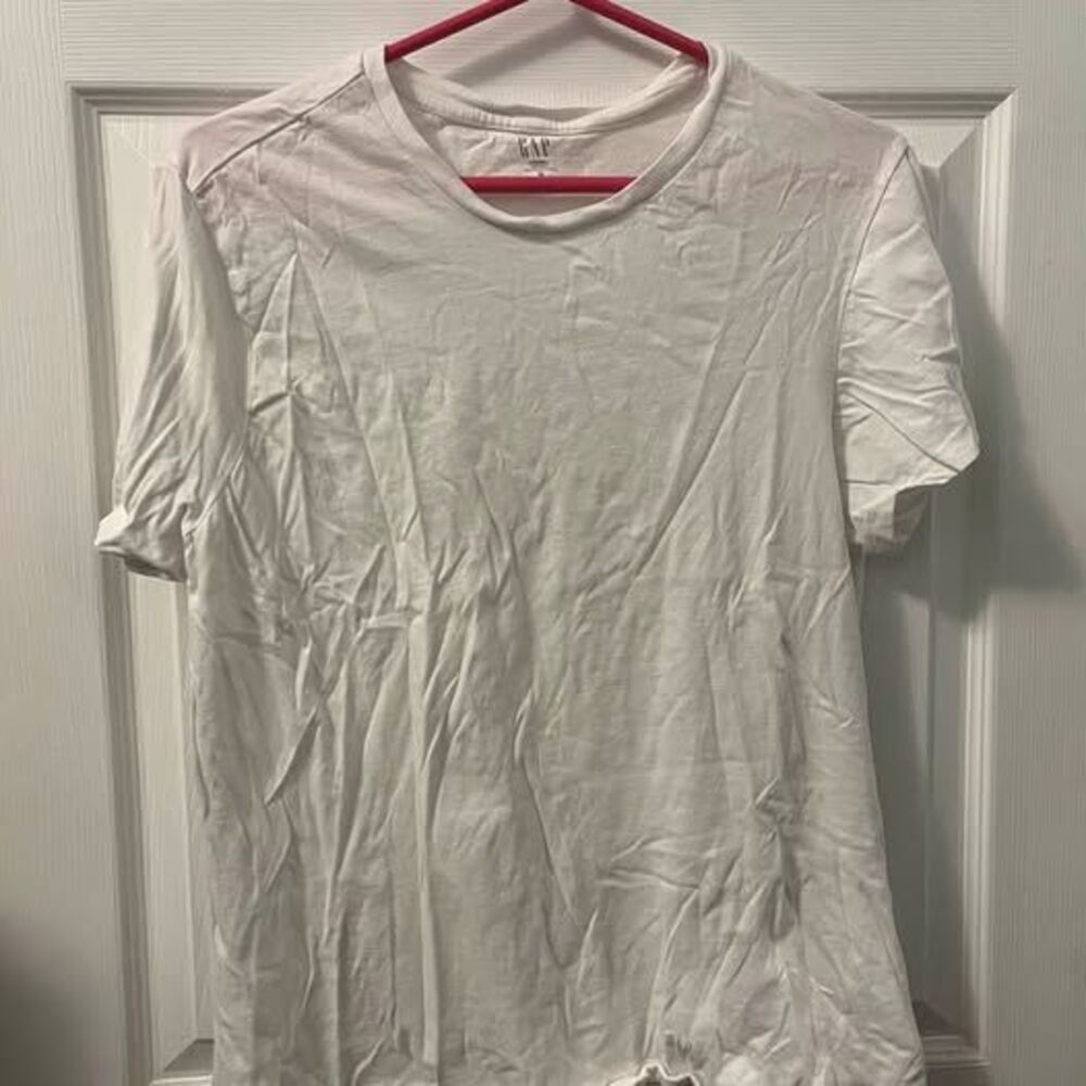 Gap White Short Sleeve T-Shirt Size M